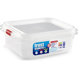 Plasticforte vershoudbakje - deksel - 17 x 16 x 7 cm - 1L - Vershoudbakjes