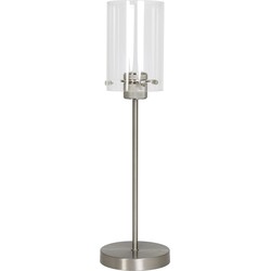 Light & Living - Tafellamp VANCOUVER  - 15x15x56.5cm - Zilver