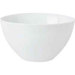 Kommetjes/serveer schaaltjes - Tokyo - porselein - D13 x H7.5 cm - ivoor wit - Stapelbaar - Kommetjes
