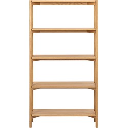 Boekenkast Naturel - 86x30x160cm - Ronna