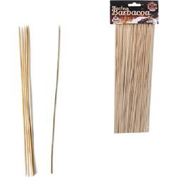 Sateprikkers houten lengte 25cm zakje 100 stuks