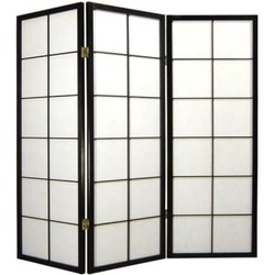 Fine Asianliving Japanese Room Divider L135cmxH130cm Shoji Rice Paper