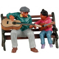 Kerstfiguur The Music Lesson LEMAX