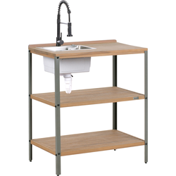 Beliani IVREA - Tuinkast-Bruin-FSC® gecertificeerd acaciahout