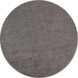 Tapijtenloods Basics Effen Rond Vloerkleed Beige Laagpolig- 160 CM ROND