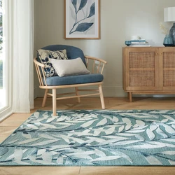 Binnen- En Buitenkleed - Willow Blauw - 120 X 170 CM