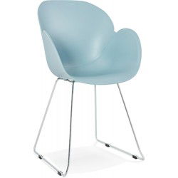 NEGO design stoel 58x59x87 cm Blauw
