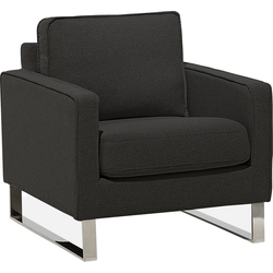 Beliani VIND - Fauteuil-Grijs-Polyester