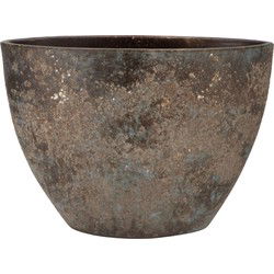 DK Design Bloempot model Maya - roestbruin - D19 x H27 x B39 cm - Plantenpotten