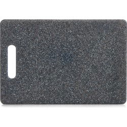 Zeller Keuken voedsel snijplank - antraciet - kunststof - 30 x 20 cm - Snijplanken - Snijplanken