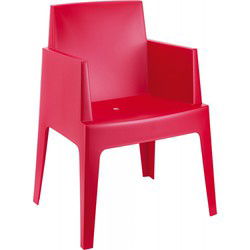 PLEMO design stoel 66x55x80 cm Rood