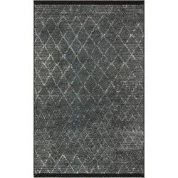 Adrasos Modern Antraciet vloerkleed - Scandinavisch Design - 120 X 180 CM