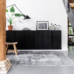 Vintage Vloerkleed Bloom - Grijs - EVA Interior Grijs/Antraciet,Grijs - Polypropyleen - 185 x 270 cm (L)