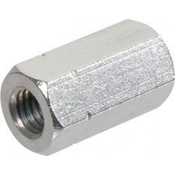 Verlengmoer staal verz m6