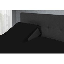 Luna Hotel Home Collection - Split Topper Hoeslaken - Zwart