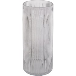 Vaas Allure Straight - Large - Glas Donkergrijs - Ø12x30cm