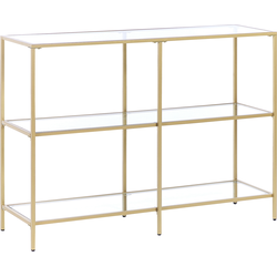 ORETTA - Consoletafel - Goud - Veiligheidsglas