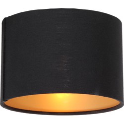 Steinhauer lampenkap Lampenkappen - zwart - metaal - 13 cm - E14 fitting - K3333SS