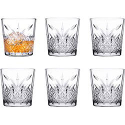 Pasabahce Whisky tumbler glazen - 12x - Timeless serie - 340 ml - Whiskeyglazen