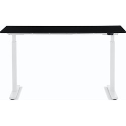 Kare Bureau Office Smart White Black 140x70