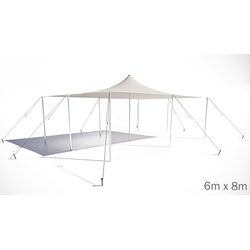 Kit stretchtent 6x8 no wall wit