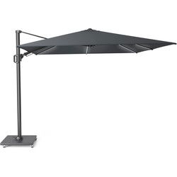 Zweefparasol Challenger T2 Glow 300x300 cm antraciet zonwering