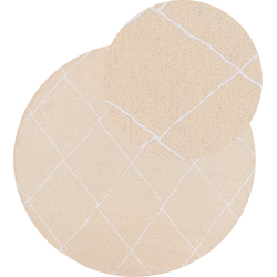Beliani GWALIOR - Buiten tapijt-Beige-Polypropyleen