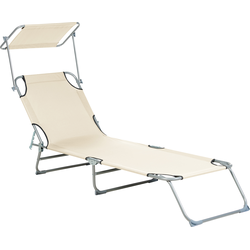 FOLIGNO  - Strandstoel - Crème - Polyester