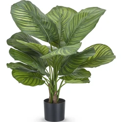 Hoyz Greenery - Kunstplant Calathea Fasciata 53 cm in pot