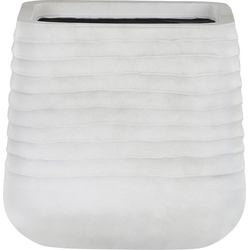 PARIKIA - Plantenbak - Wit - 38 cm - Polyresin