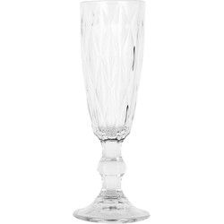 Clayre & Eef Champagneglas 175 ml Transparant Glas