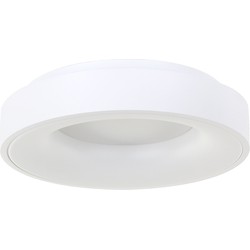 Steinhauer plafonniere Ringlede - wit - metaal - 30 cm - ingebouwde LED-module - 3086W