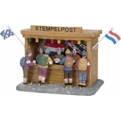 Friese steden kerstdorp accessoire stempelpost - Kerstdorpen