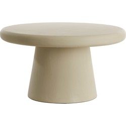 Light&living Salontafel Ø70x38 cm KULONA beige