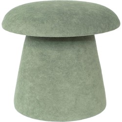 Poef Mushroom - Groen - 39.5x39.5x37cm