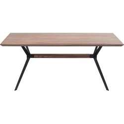 Eettafel Downtown Walnoot 180x90cm