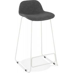 MOSKOW halfhoge snackkruk 49x53x85 cm Grijs