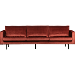 BePureHome Rodeo 3-Zitsbank - Velvet - Chestnut - 85x277x86