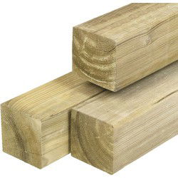 Ondersteuningspaal t.b.v luifel 10,0x10,0x240 cm Tuindeco