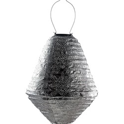 LUMIZ Solar Lampion Marrakesh Can - 30 cm - Zilver