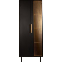 PTMD Sayan cabinet black and gold