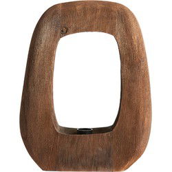 Light&living Tafellamp 33x10x40 cm KELAFO hout chocolade bruin