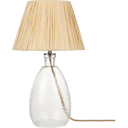 Beliani BLANCO - Bedlamp-Natuurlijk-Glas