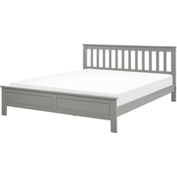 MAYENNE  - Tweepersoonsbed - Grijs - 160 x 200 cm - Dennenhout