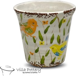 Villa Pottery  Pot-Vaas Babette Bird - 14x14