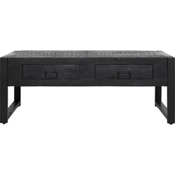 Starfurn Salontafel Boaz Black | 120 cm | twee lades