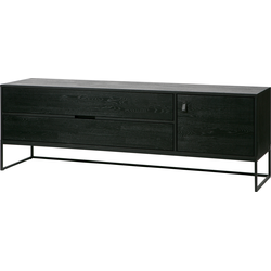 WOOOD Exclusive Silas Tv Meubel - Essen - Blacknight - 60x180x44