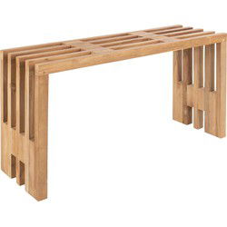Tuinbank Teakhout 90cm - 90x30x49cm - Bank Benidorm