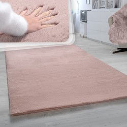 Rabbit Vloerkleed - Roze - 180x200 cm