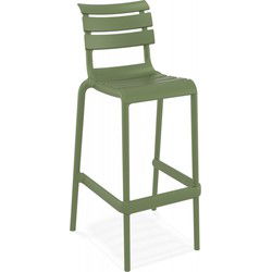 NOBU Barkruk 53x55x105 cm Groen